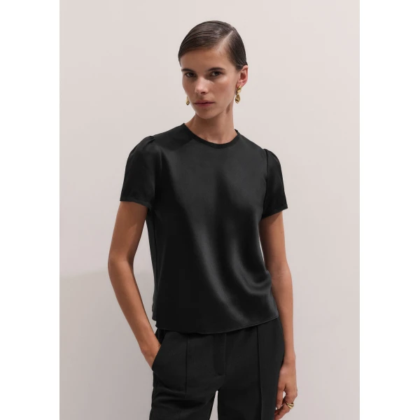 ME+EM Evening Baby Tee in Black