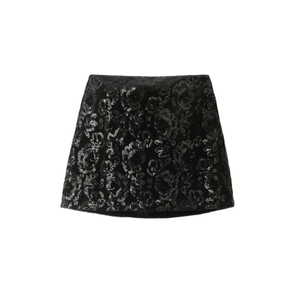 ME+EM Evening Mini Skirt in Black | Mini Skirts | Coveti