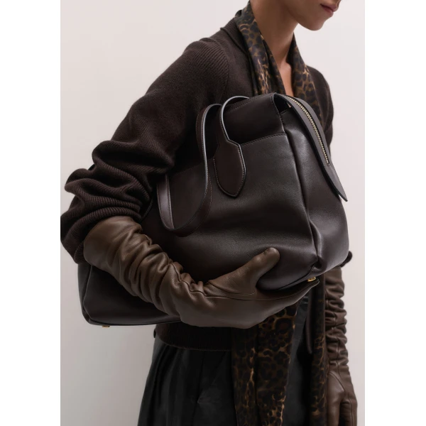 ME+EM Everything Day Bag in Black Brown, view 2 | Shoulder & Crossbody Bags | Coveti