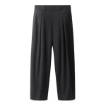 ME+EM Exaggerated Taper Trouser in Black