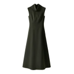 ME+EM Fit + Flare Maxi Dress in Bay Green