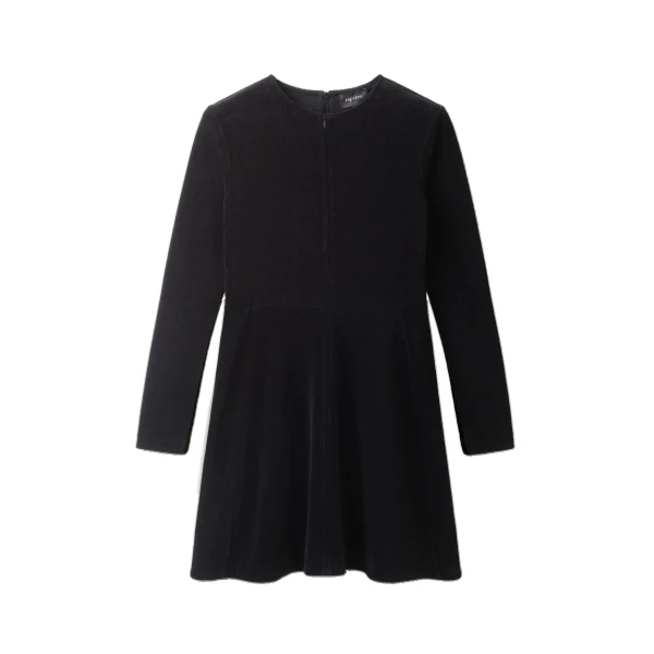 ME+EM Fit + Flare Short Dress in Black