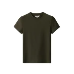 ME+EM Fitted Tee in Rich Olive Green
