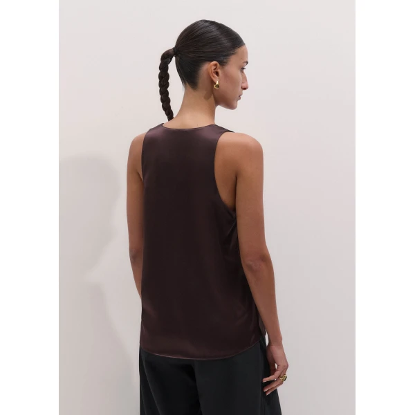 ME+EM Fluid Evening Tank in Merlot