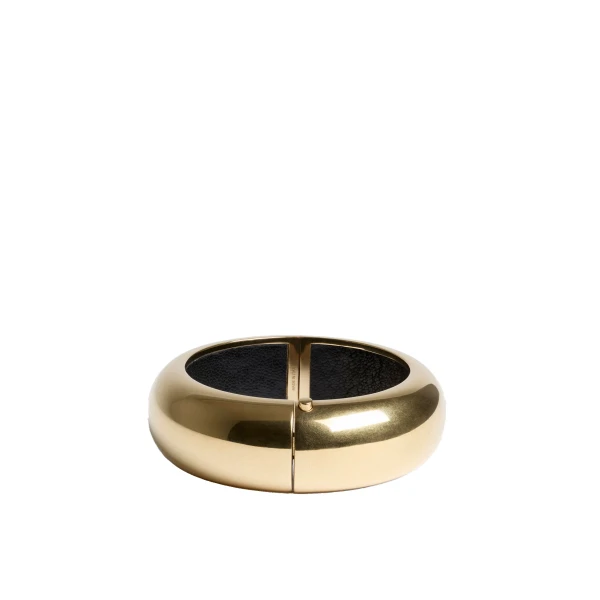 ME+EM Forever Hinged Cuff in Gold Toned