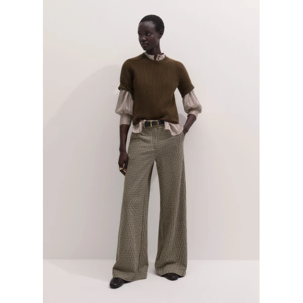ME+EM Heritage Man Pant in Brown Multi