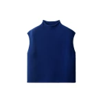 ME+EM High Neck Vest in Jewel Blue | Sweaters | Coveti