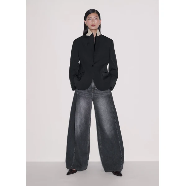 ME+EM Icon Oversized Tux Blazer in Black