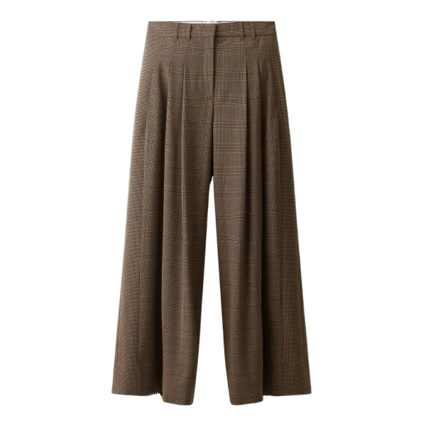 ME+EM Icon Trouser in Pecan Brown Multi