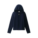 ME+EM Icon Zip Hoodie in Navy | Sweaters | Coveti