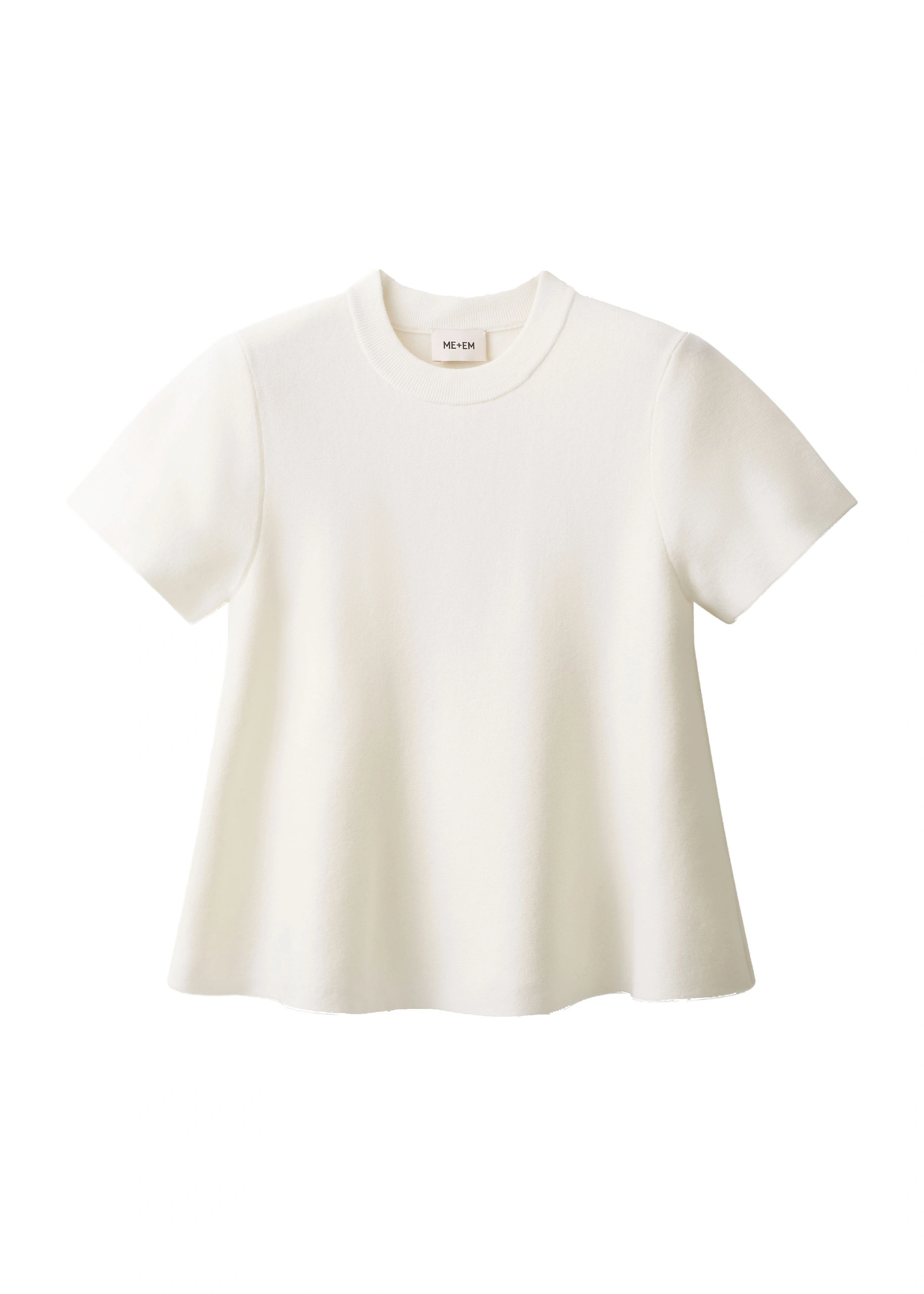 ME+EM Knit Swing Top in Cream ME+EM Knit Swing Top in Cream | Sweaters | Coveti
