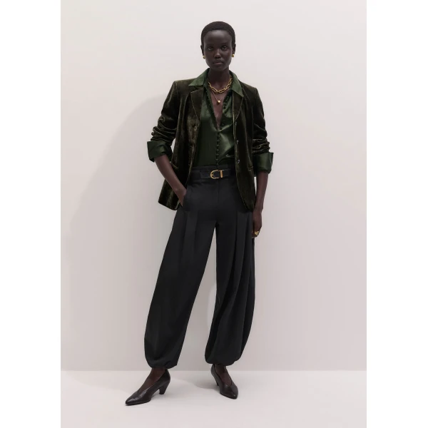 ME+EM Layering Shirt in Bay Green, view 5 | Shirts | Coveti