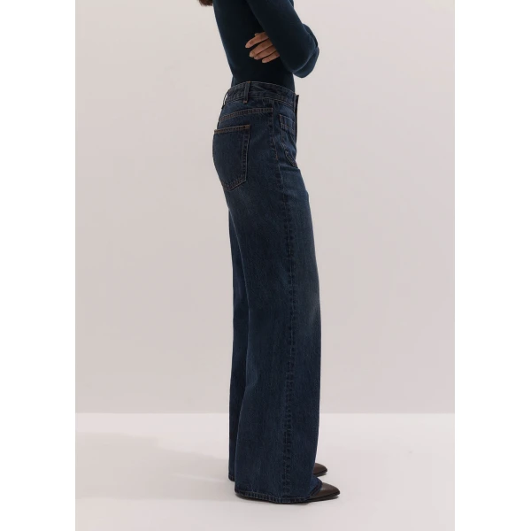 ME+EM Leg Elongator Jean in Authentic Dark Wash