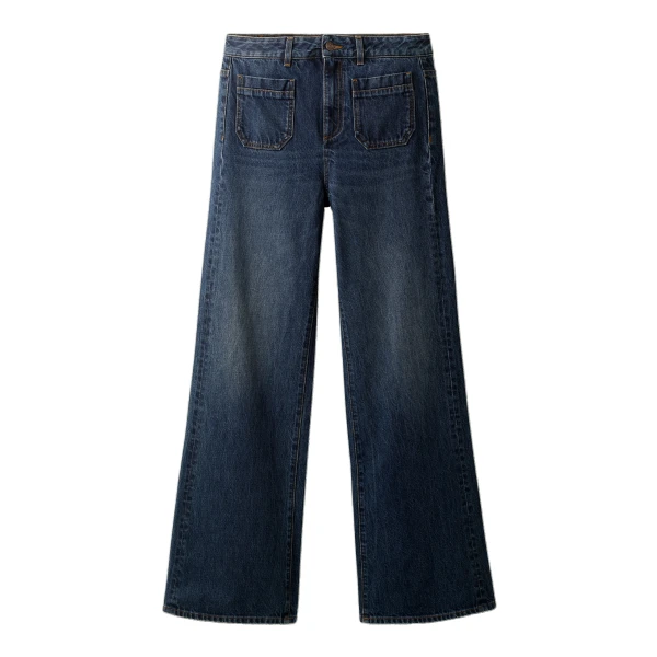 ME+EM Leg Elongator Jean in Authentic Dark Wash
