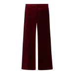 ME+EM Leg Elongator Trouser in Barolo Red | Pants | Coveti