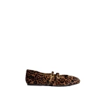 ME+EM Leopard Ballet Flat in Dark Brown Multi