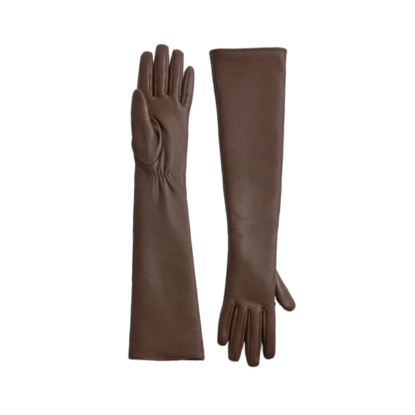 ME+EM Long Glove in Bronzed Brown