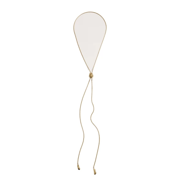 ME+EM Long Lariat Necklace in Gold Toned