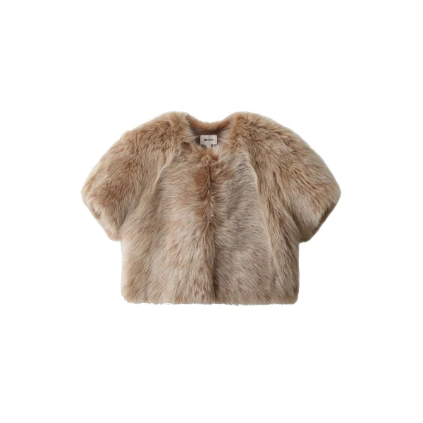 ME+EM Luxe Crop Jacket in Caramel