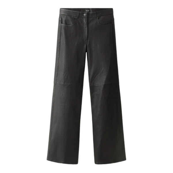 ME+EM Luxe Leg Elongator Trouser in Black Brown