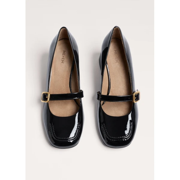 ME+EM Mary-Jane Heel in Black