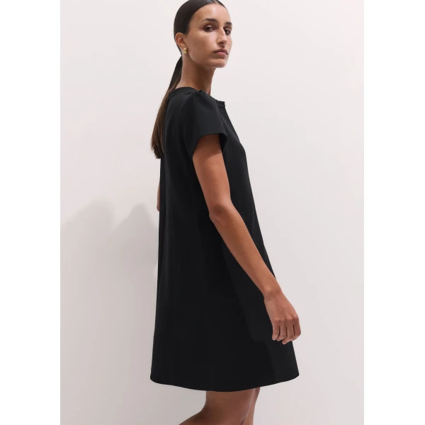 ME+EM Mini Swing Dress in Black