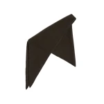ME+EM Mini Triangle Knit Scarf in Rich Olive Green