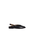 ME+EM Peep Toe Flat in Black
