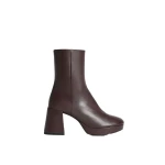 ME+EM Platform Ankle Boot in Dark Chocolate