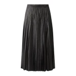 ME+EM Pleated Full-Length Skirt in Black