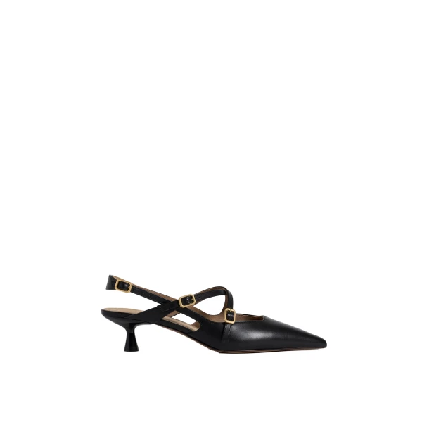 ME+EM Point Slingback Heel in Black
