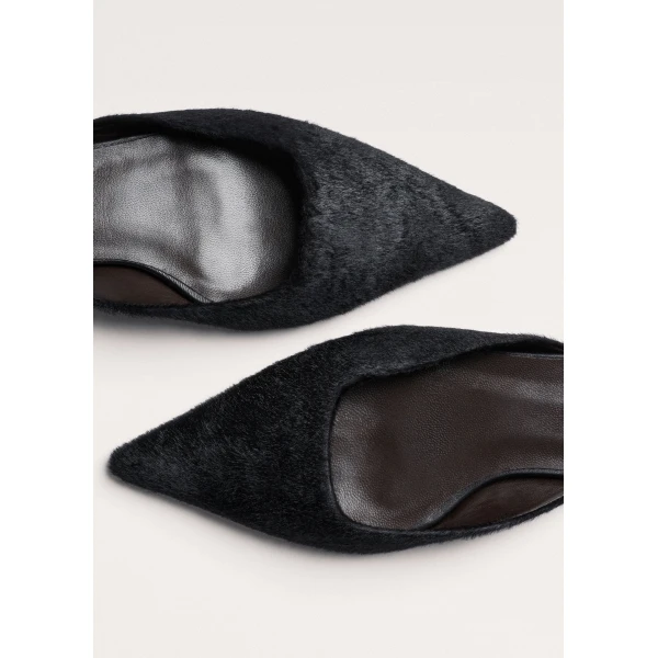 ME+EM Point Toe Flat in Black