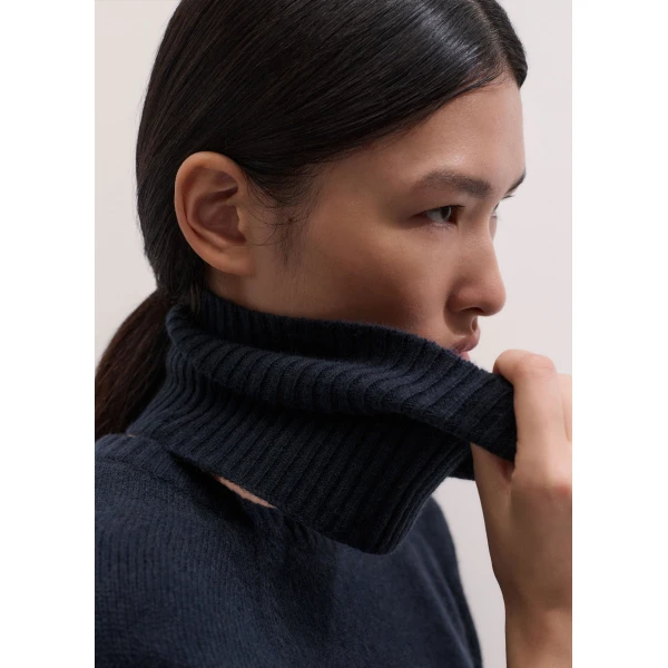 ME+EM Raglan Jumper + Snood in Navy