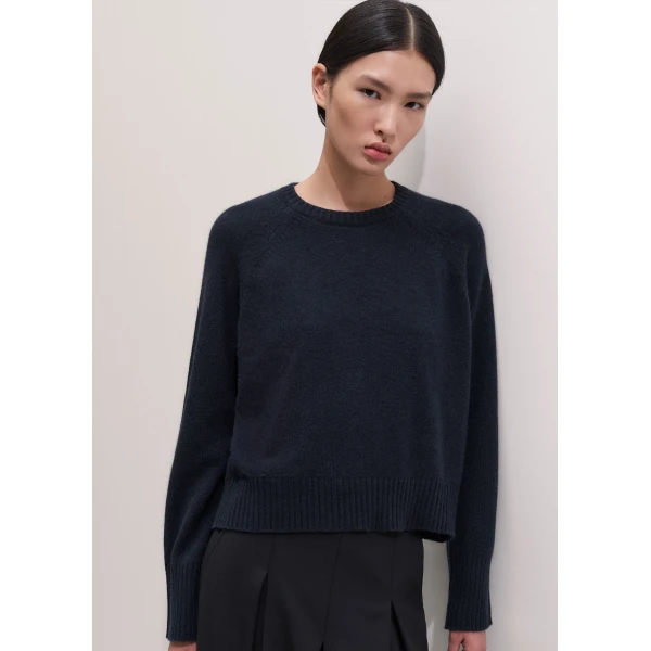 ME+EM Raglan Jumper + Snood in Navy