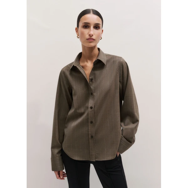 ME+EM Relaxed Forever Shirt in Mole