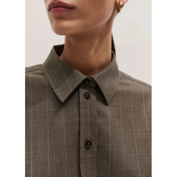 ME+EM Relaxed Forever Shirt in Mole