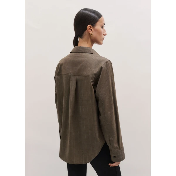 ME+EM Relaxed Forever Shirt in Mole