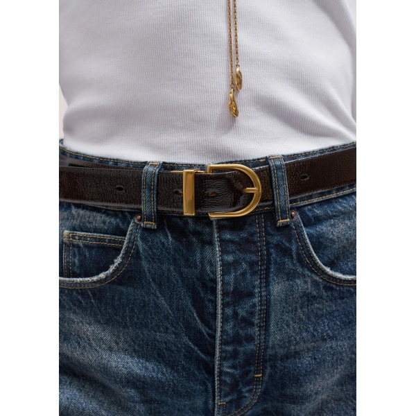 ME+EM Reversible Belt in Black/Brown, view 3 | Belts | Coveti