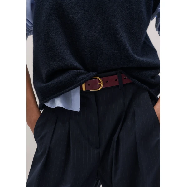 ME+EM Reversible Belt in Port Brown/Caramel