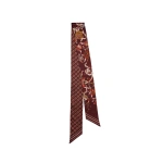 ME+EM Reversible Floral Scarf in Claret Red | Scarves | Coveti