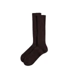 ME+EM Ribbed Sock in Chocolate