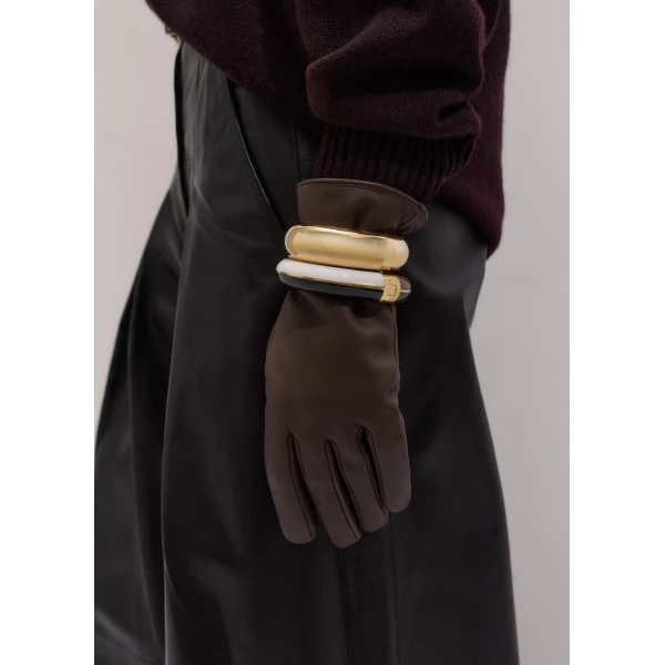 ME+EM Short Glove in Bronzed Brown