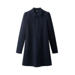 ME+EM Short Swing Dress in Navy | Mini Dresses | Coveti