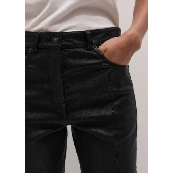 ME+EM Skinny Boot Trouser in Black Brown