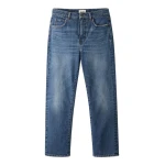 ME+EM Slim Crop Jean in Authentic Mid Blue Wash