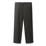 ME+EM Slim Crop Trouser in Grey Multi