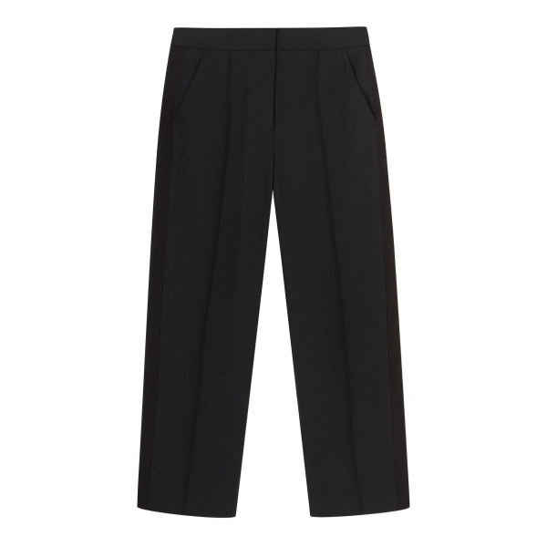 ME+EM Slim Crop Tux Trouser in Black