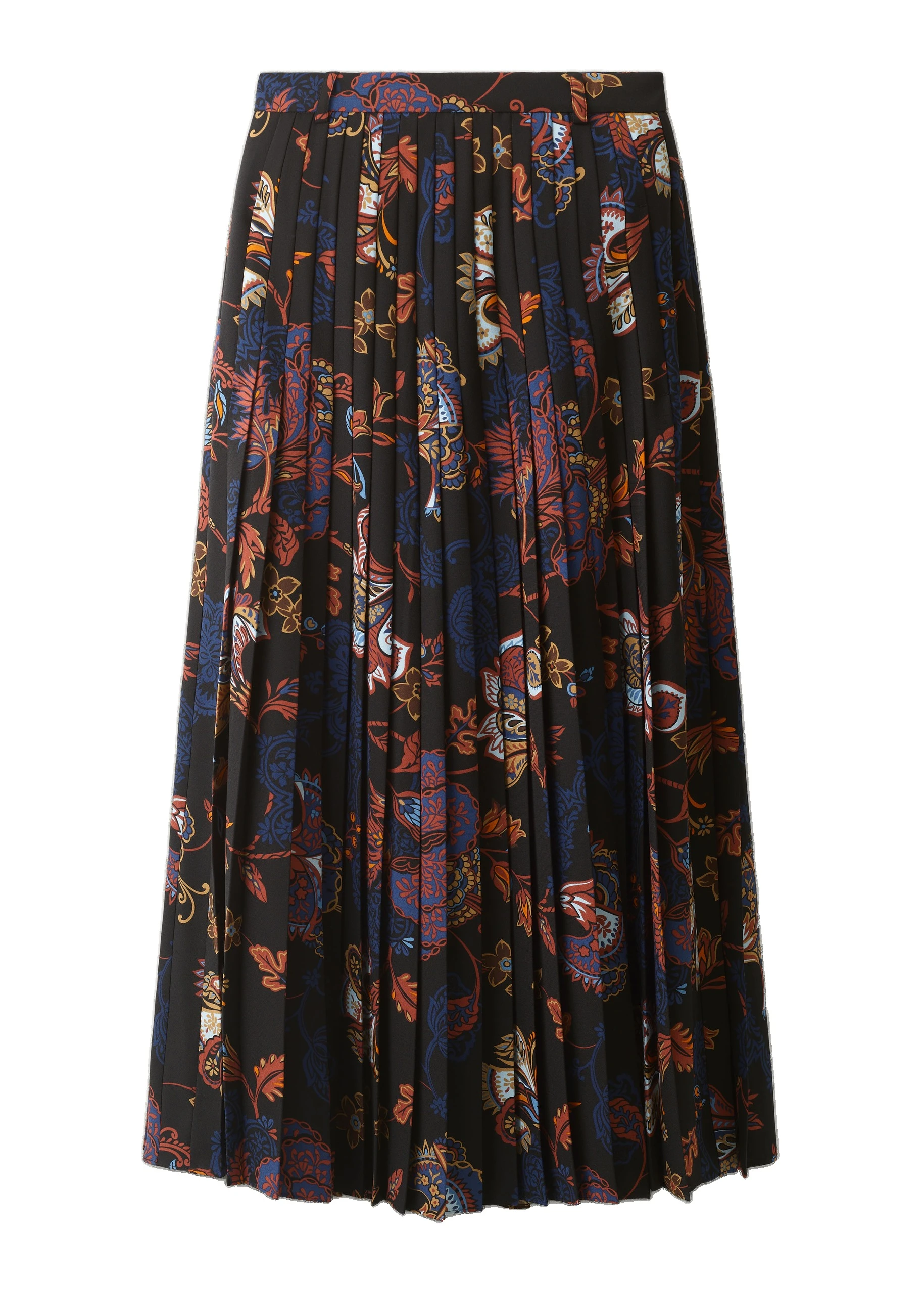 ME+EM Slit Full-Length Skirt in Black Multi | Skirts | Coveti ME+EM Slit Full-Length Skirt in Black Multi