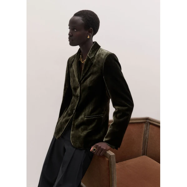 ME+EM Soft Contour Blazer in Bay Green, view 2 | Blazers | Coveti
