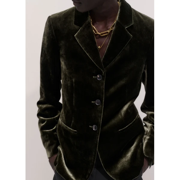 ME+EM Soft Contour Blazer in Bay Green, view 3 | Blazers | Coveti
